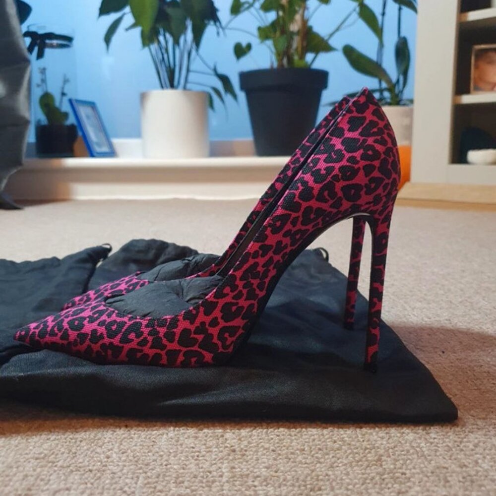 Saint Laurent Leopard Pumps